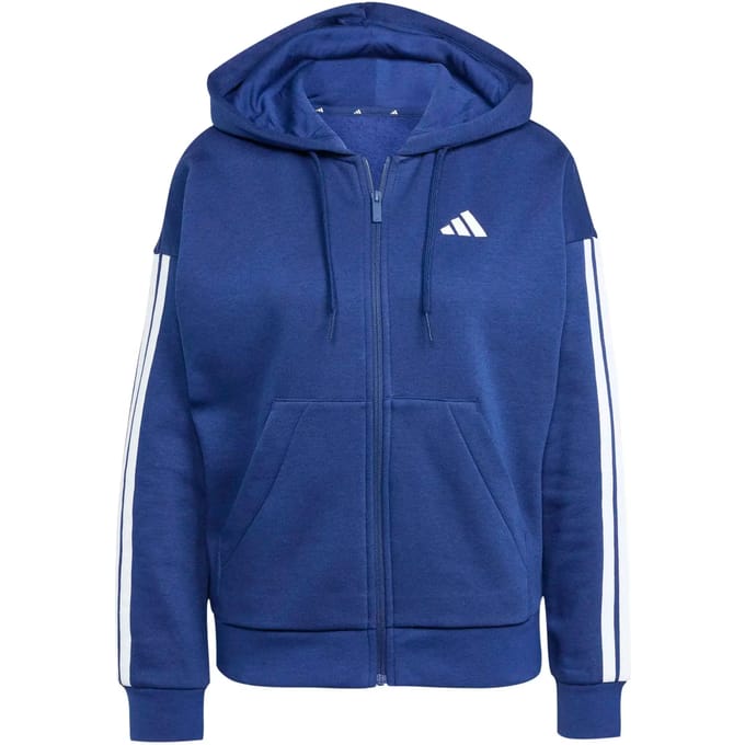 Damescapuchon met volledige rits adidas Essentials 3-Stripes