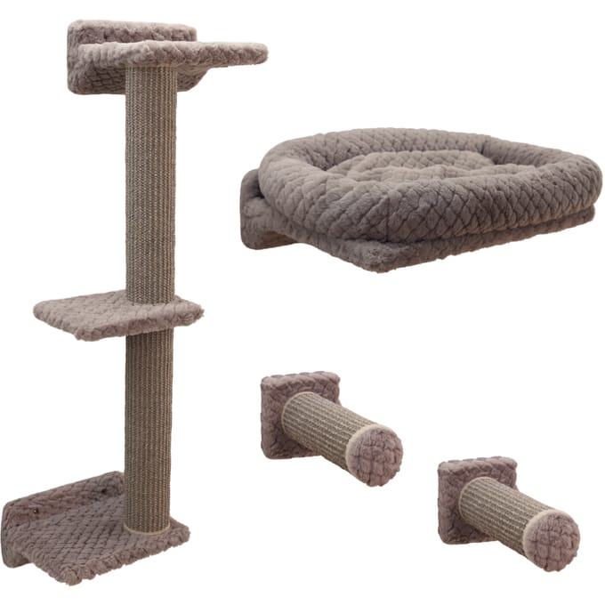 Kerbl Pet klimwand Monte Alpi voor katten - set van 4 delen kat