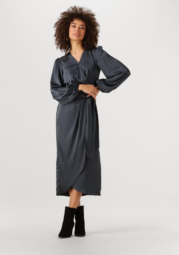 Notre-V Nv-gema Dames - Jurk - Antraciet - Maat M