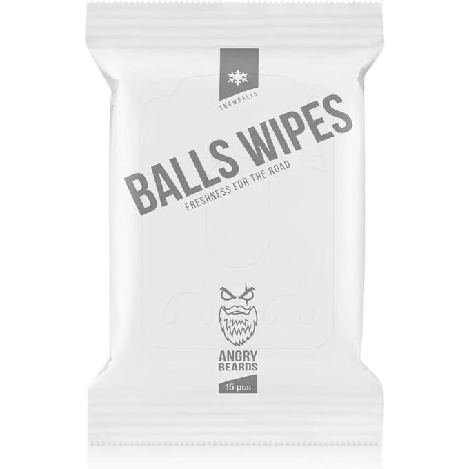 Lingettes Intimes - Balls Wipes Snowballs - Angry Beards - 15 Pièces