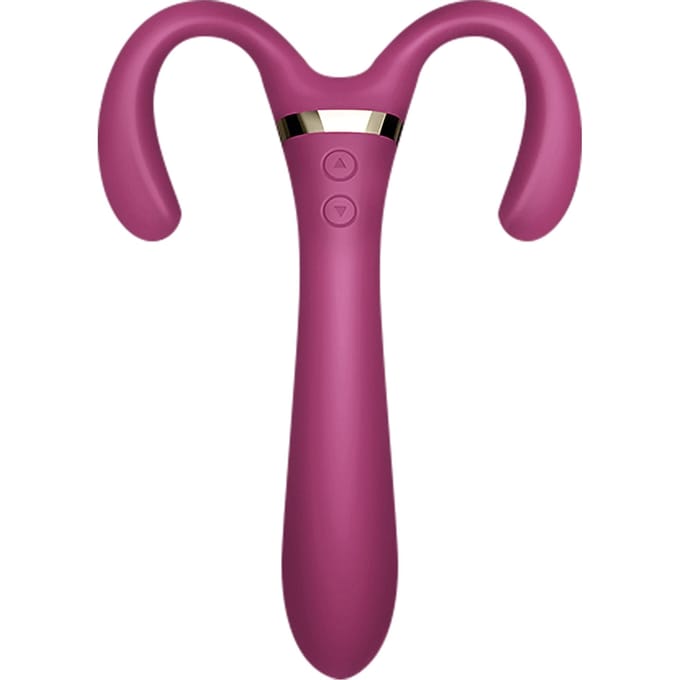 Dorcel - Infiniite Joy - Multi Vibrator - Met Twee 360° Flexibele Armen - Roze