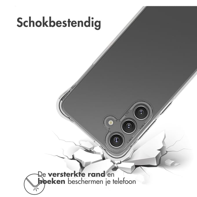 imoshion Hoesje - Geschikt voor Samsung Galaxy S25 FE - Shockproof Case - Transparant