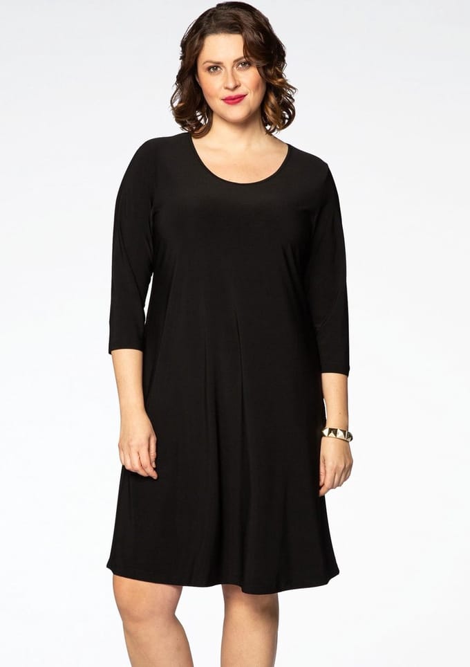 YOEK Dames Jurk 3/4 mouwen