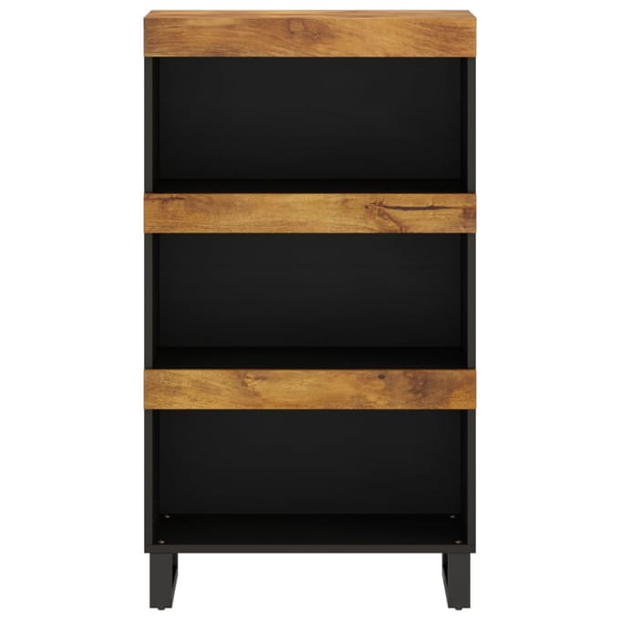 vidaXL - Bijzetkast - 60x33x107 - cm - massief - mangohout