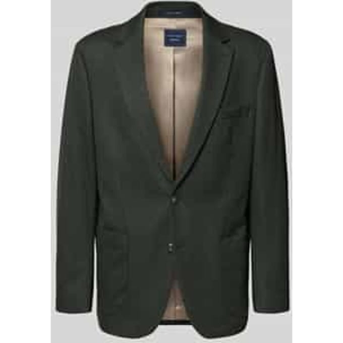 comfort fit 2-knoops colbert met reverskraag