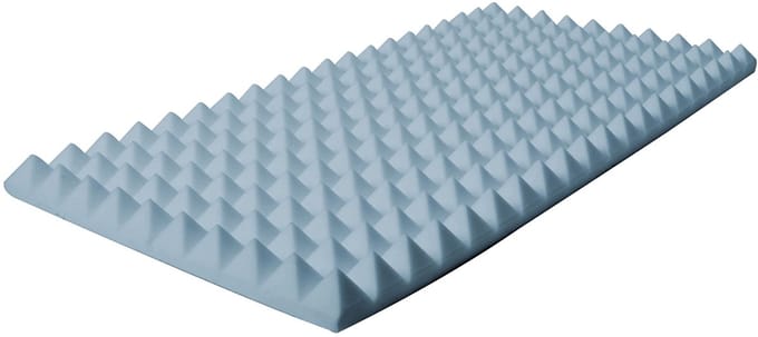 MUSIC STORE Pyramis Absorber 50x100x 7 cm Basotect, grijs - Absorbers