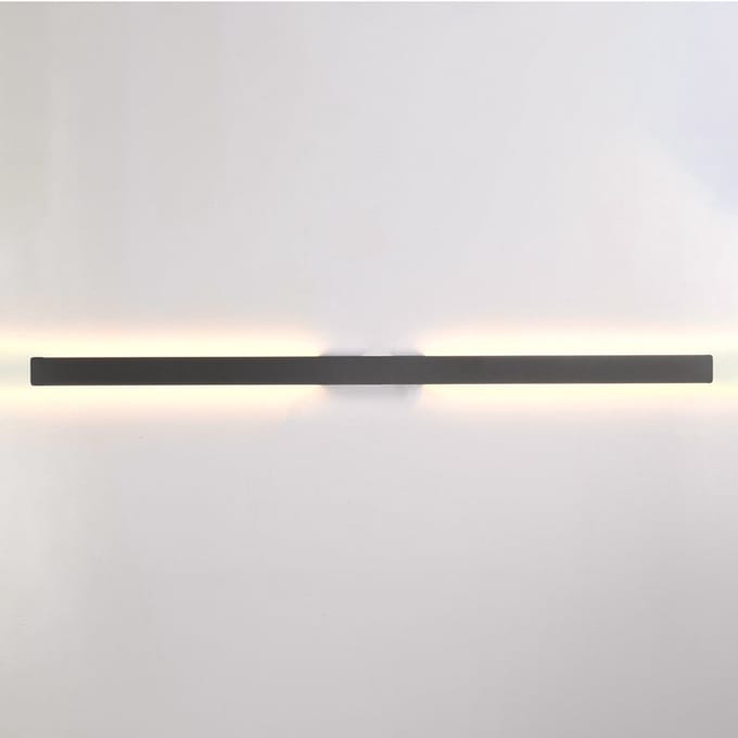 Moderne zwarte wandlamp - Tyge