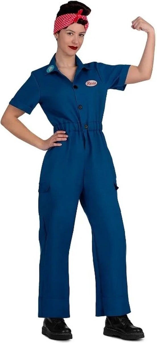 Rosie The Riveter Kostuum - Maat L