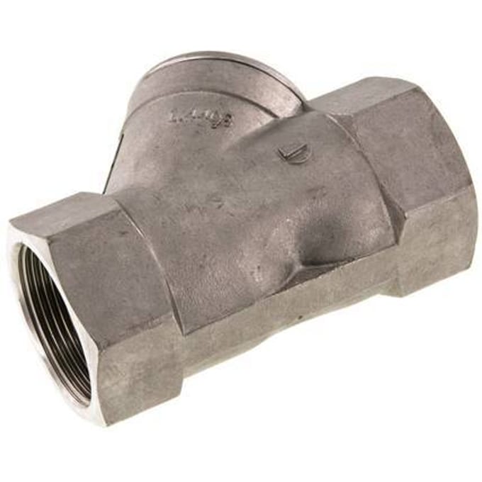 G 1 1/2'' RVS Y-filter 0.8 mm Maaswijdte 40 Bar - SLS-112