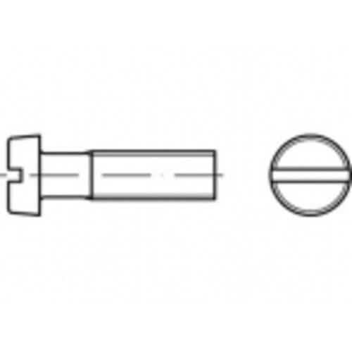 TOOLCRAFT TO-5451030 Cilinderschroeven M3 16 mm Sleuf ISO 1207 Polyamide 200 stuk(s)