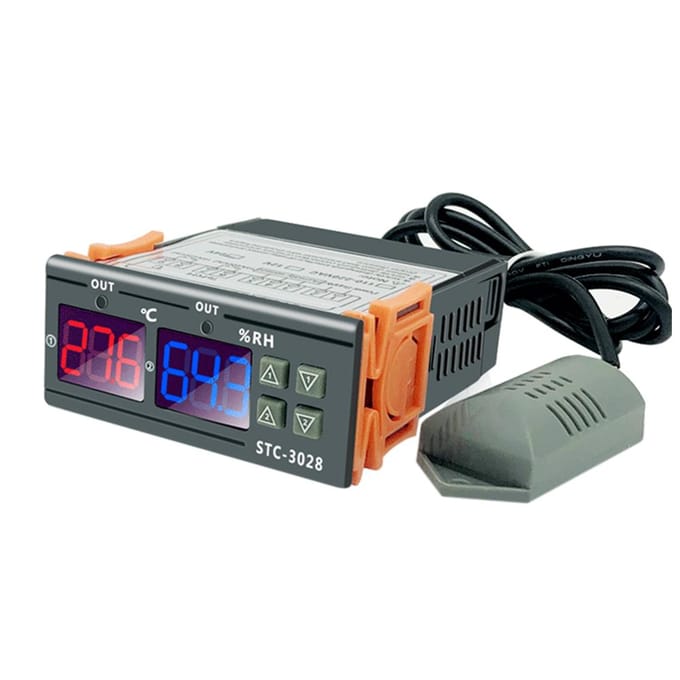 STC-3028 Digitale Temperatuur Vochtigheid Controller Meter Intelligente Thermostaat Humidistaat 220V white