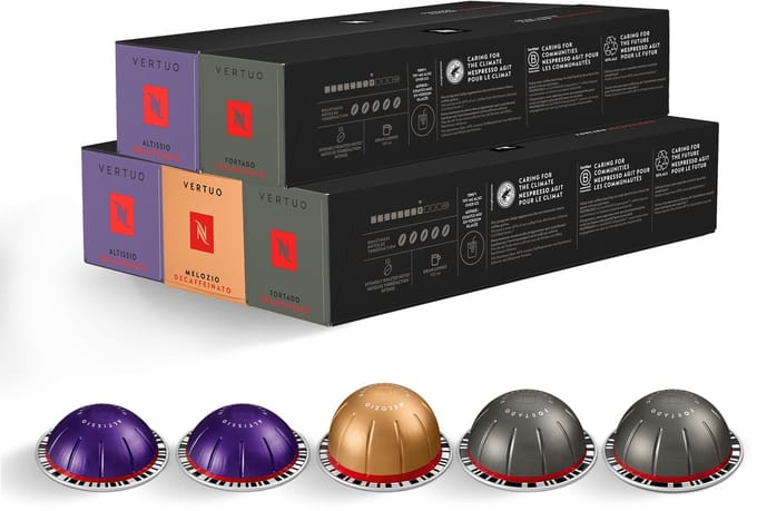 Nespresso - Vertuo - Decaffeinato Pakket - Koffiecups - 50 capsules