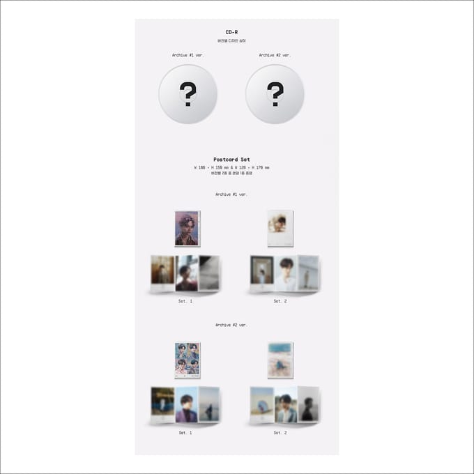 SUHO(EXO) Zelfportret fotoboek + gratis cadeau RANDOM gray
