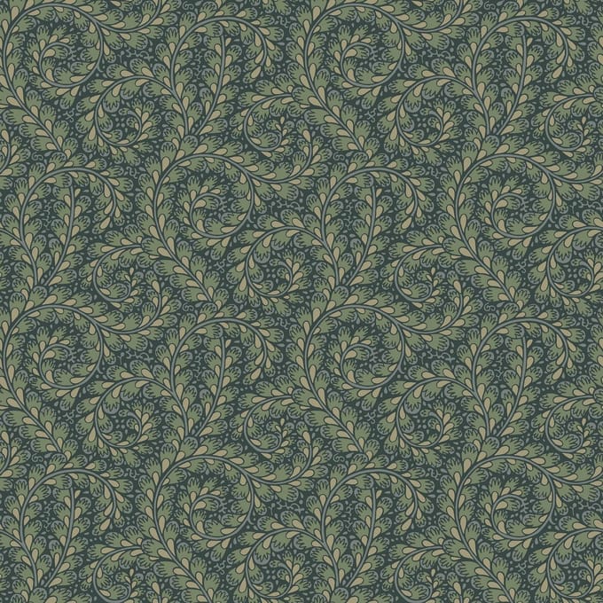 Boråstapeter Vliesbehang 2258 - Treasured - Botanisch Groen - 53cm x 10.05m