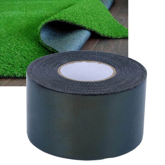 50mmx5m Dubbelzijdige Kunstgras Naad Zelfklevende Tape Slijtvaste Stoffen Tape gray