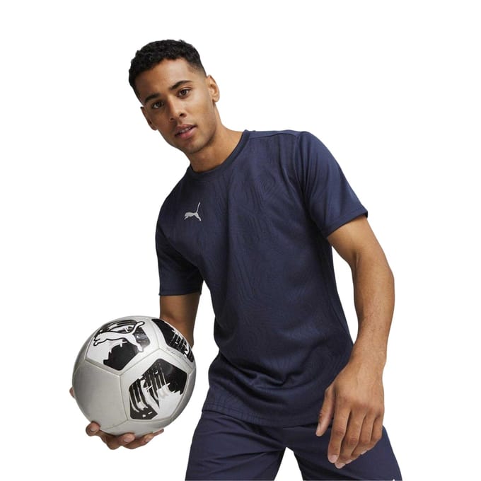 Puma Heren TeamFinal Training T-shirt (Marine)