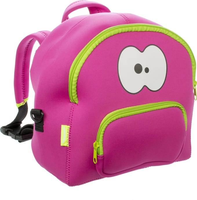 Fruitfriends rugtas S - Neopreen - Pink/Lime Groen