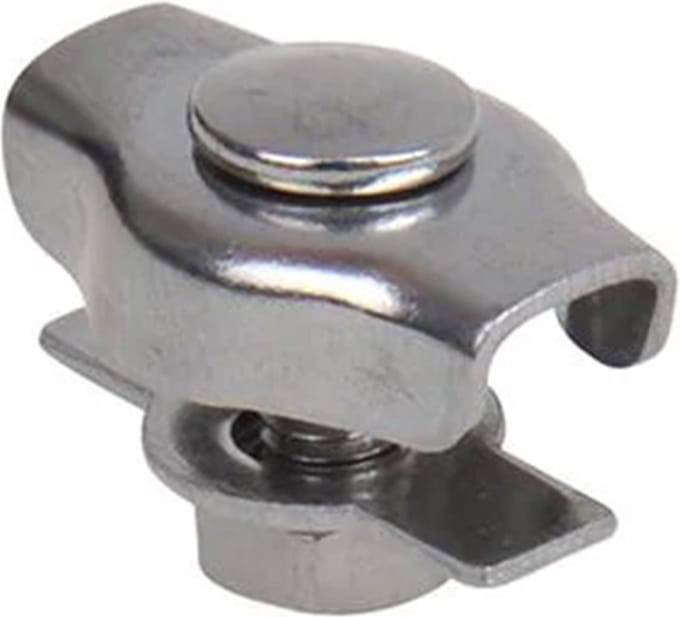 Pro Plus Simplex Staaldraadklem - 2 mm - A4 - RVS Aisi 316