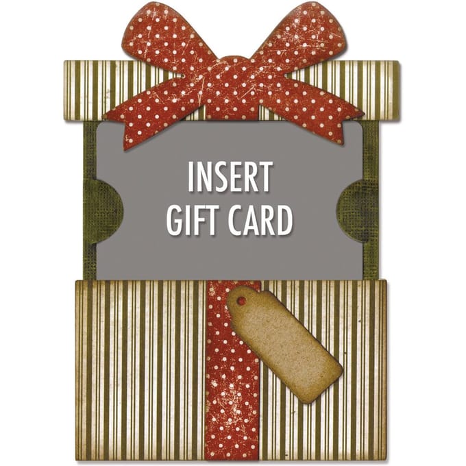 Sizzix Thinlits Ponssjabloon "Gift Card Package by Tim Holtz"