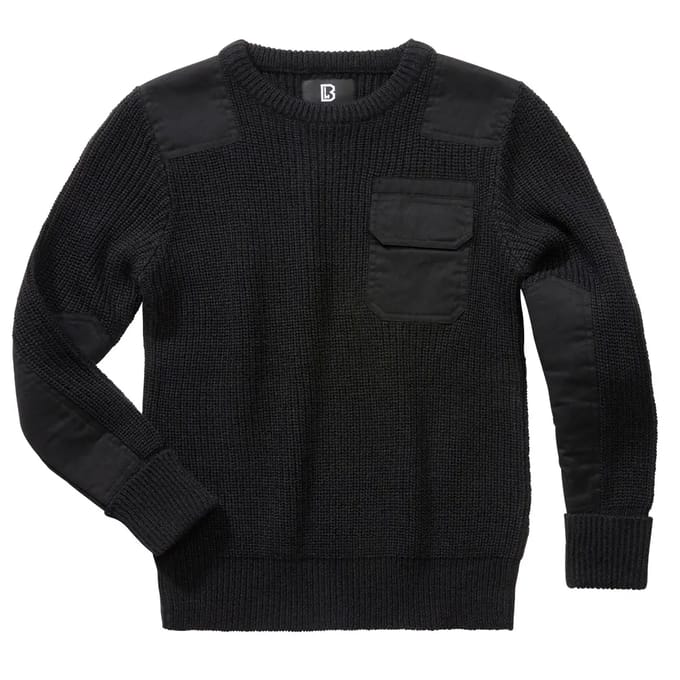 Brandit Kids BW Sweatshirt - zwart - 122/128