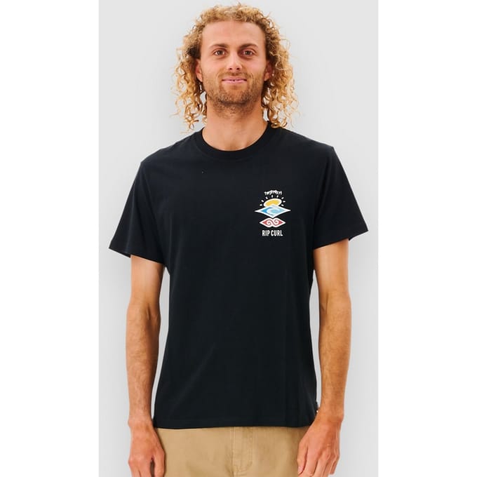 Rip Curl Search Icon T-Shirt zwart