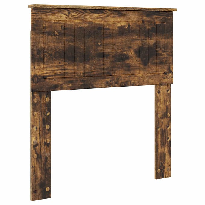 vidaXL Hoofdbord Gerookt eiken Bewerkt hout