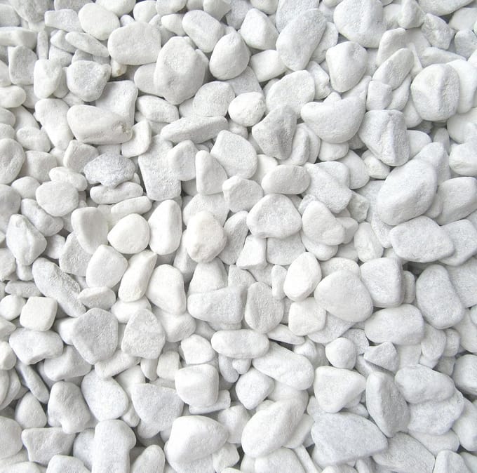 Sierstenen Wit 10 kg - Marmergrind 7-15 mm voor Tuin en Decoratie