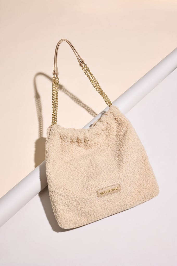 Valentino Qube dames shopper - Beige - Maat Geen
