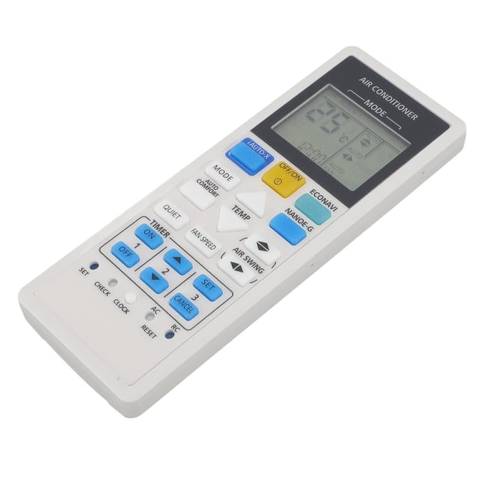Télécommande de Climatiseur AC Télécommande de Climatisation Remplacement pour CS-RE9SKA white