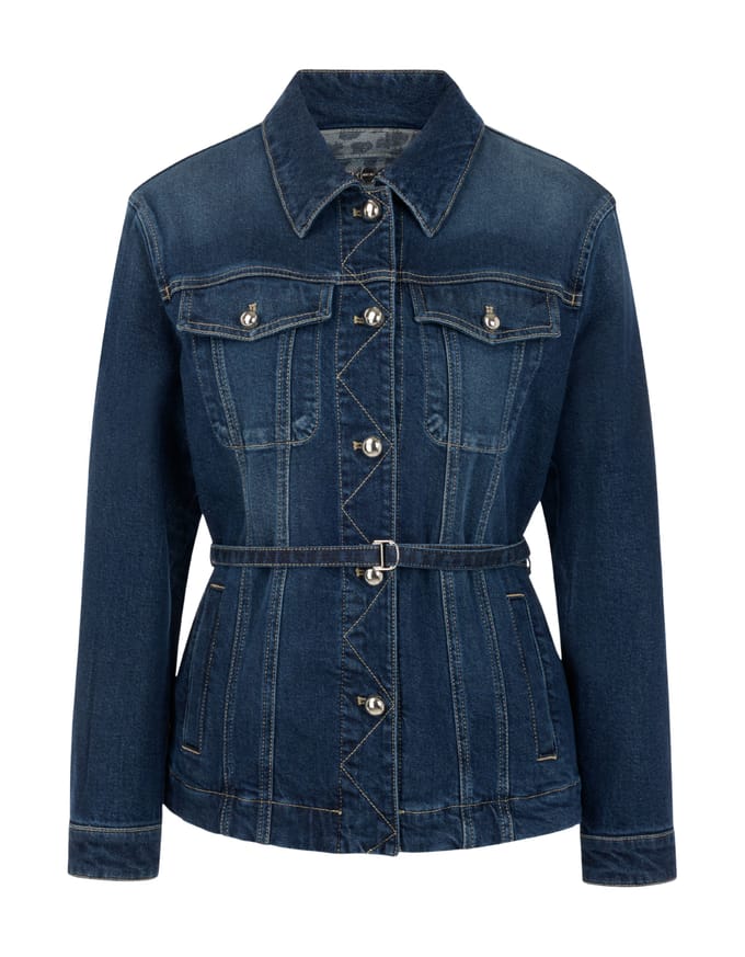 Marccain Jack Jackets Donkerblauw Bc 31.04 D08