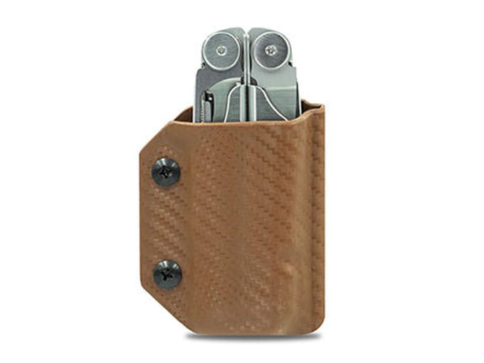 Clip & carry kydex sheath cf-brown wave+