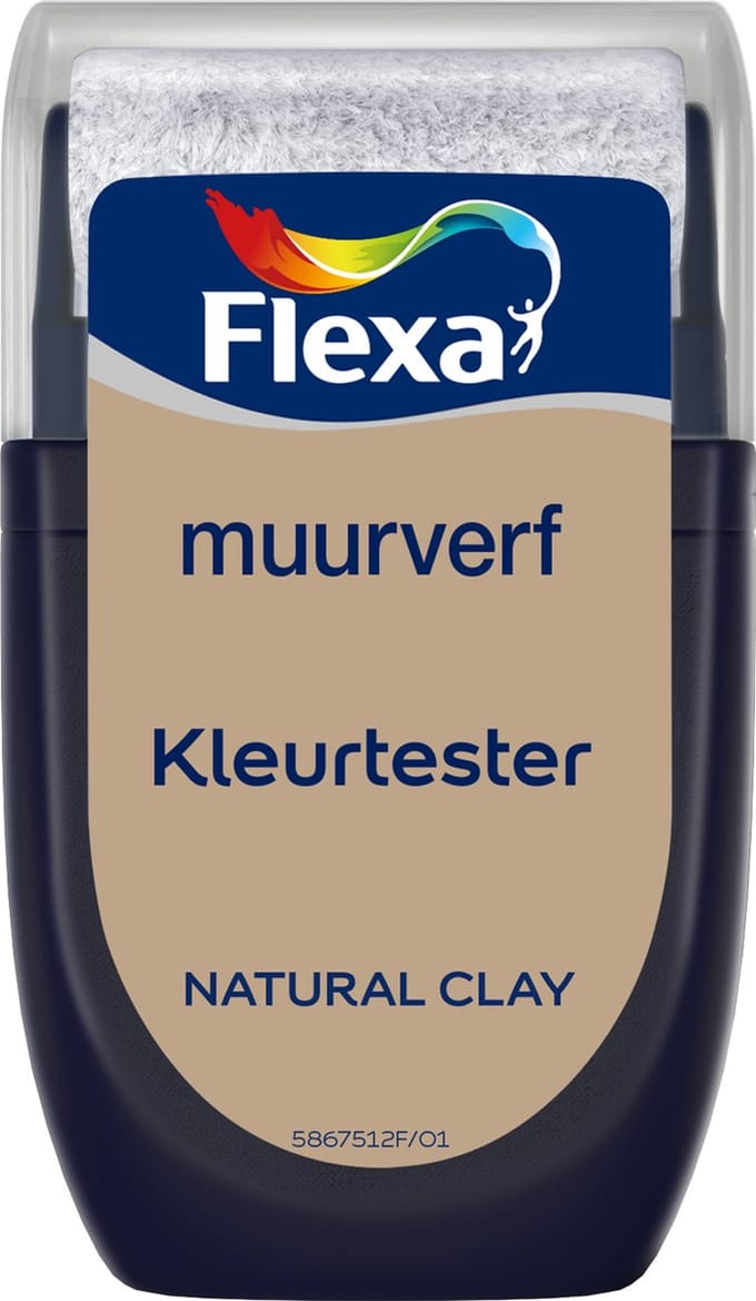 Flexa - Kleurtester Muurverf - Natural Clay - 30 Ml
