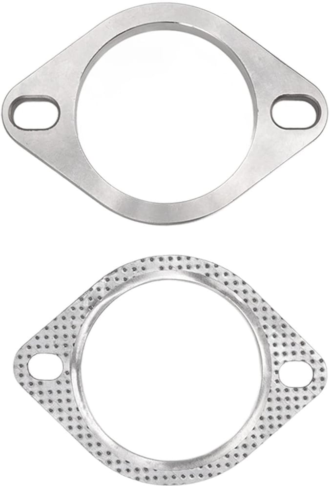 Allecto - Uitlaat Downpipe Flens - 3 Inch - Universeel - Metaallegering - Afdichting - Geschikt voor Catback Headers - 2 Bouten