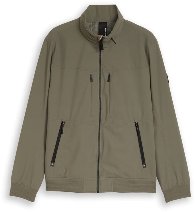 Tom Tailor - Blouson met opbergbare capuchon - Maat S - faded leaf green