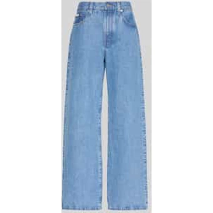 loose fit jeans van puur katoen