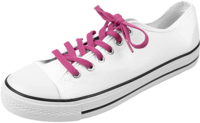 Platte schoenveters | Sneaker veters | Kleur: Violet | Lengte: 100cm | Breedte: 8mm