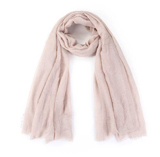 Luxe Viscose Sjaal – Zacht & Comfortabel – 180x90cm – Effen - Lichtkaki