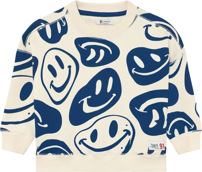 Noppies Trui all over print - Bone White - Maat 128