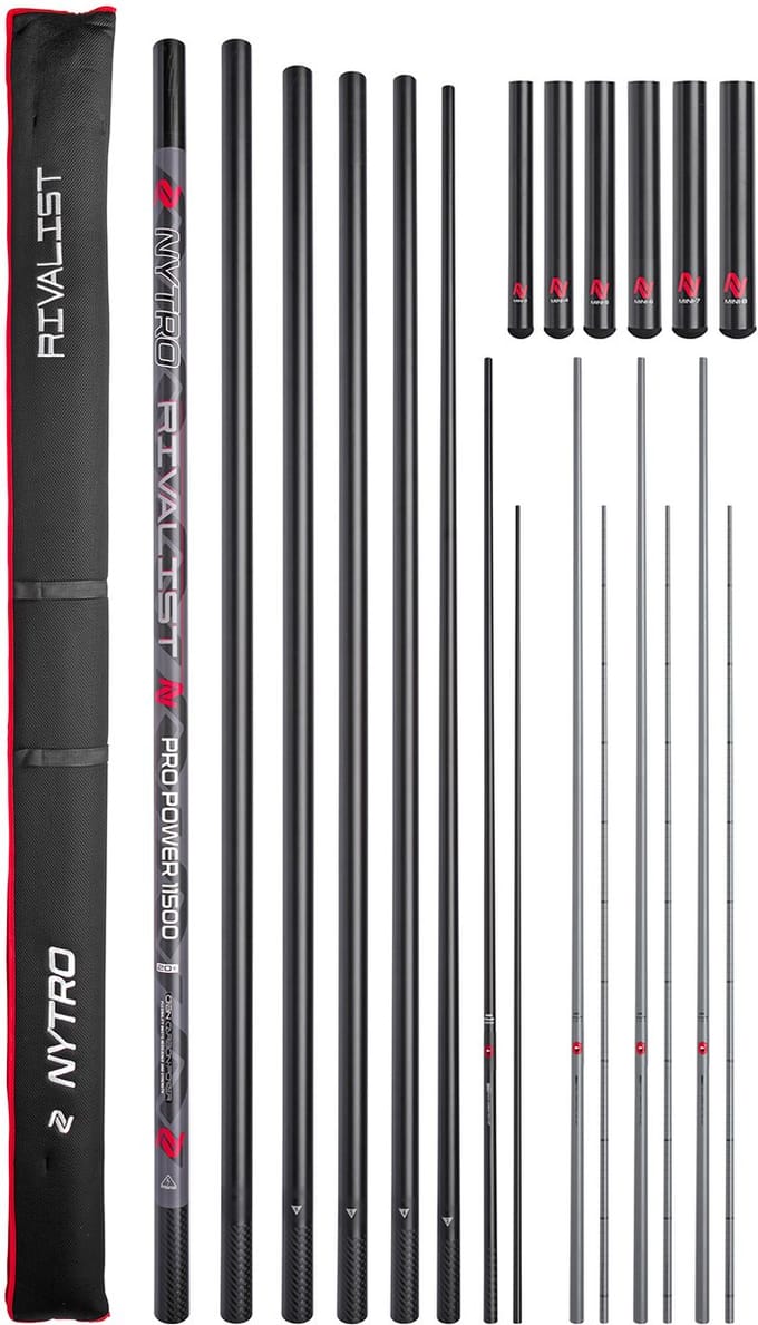 Nytro - Vaste hengel Rivalist Pro Power Pole Pack / 10.00m - Nytro