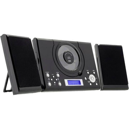 Roxx MC 201 Audio system AUX, CD, FM, Incl. remote control, Incl. speaker box, Alarm clock Black