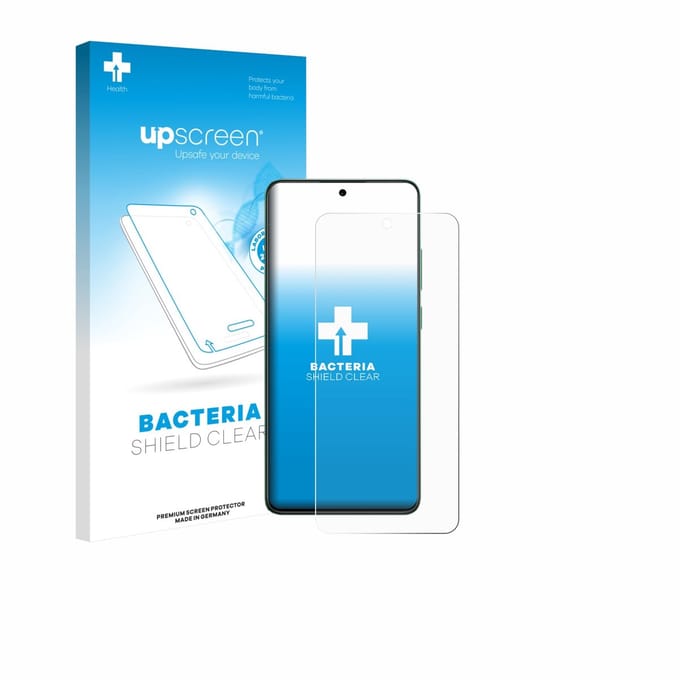 upscreen - Screenprotector voor Oppo Reno 12 FS - Folie Beschermfolie transparant antibacterieel