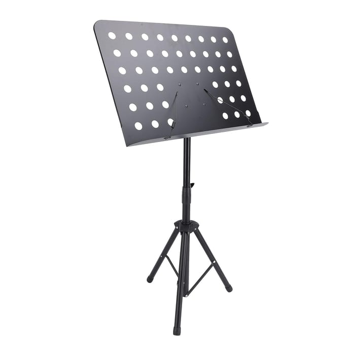 Pupitre Pliable Professionnel Portable Réglable Accessoires d'Instrument 2 Utilisations Étagère de Bureau Support Tablette gray