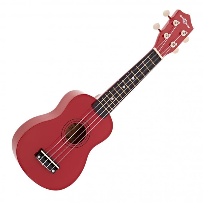 Ukulele van Gear4music, Rood