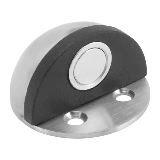 6 Stuks Halve Maan Deurstopper Roestvrij Staal Rubber Vloermontage Halfrond Deurstopper