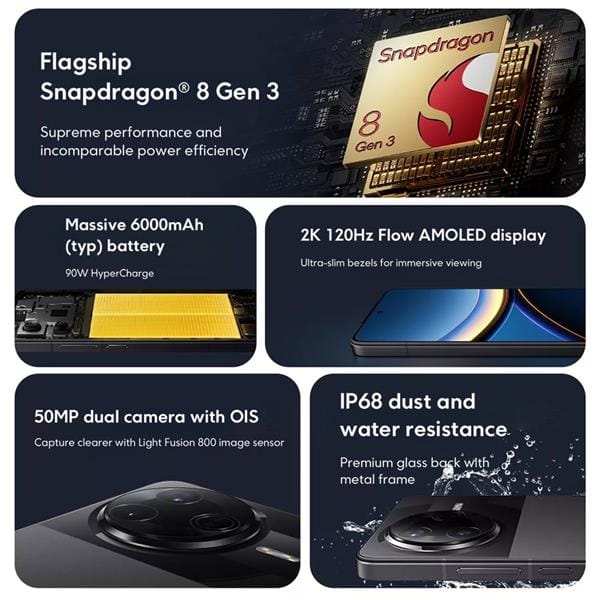 Xiaomi POCO F7 Pro 5G Global Version Smartphone Snapdragon ®   8 Gen 3 50MP dubbele camera met OIS NFC