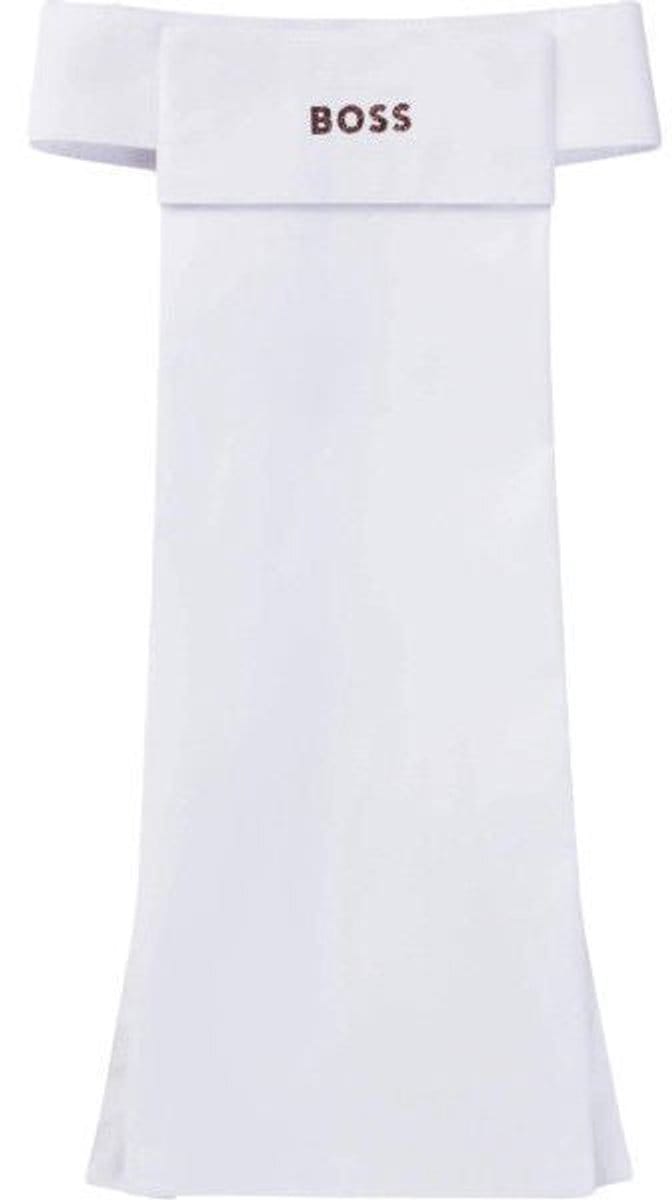 Boss Equestrian Plastron Met Glitter logo Core Wit