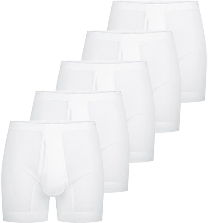 Schiesser Heren lang short / pant 5 pack Original Classics fijnrib