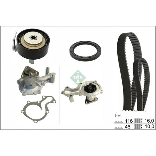 Waterpomp + distributieriem set Schaeffler INA 530 0958 30