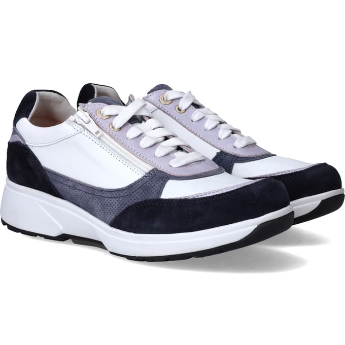 Xsensible Pristina Sneakers - Leer - Dames - Zwart - Maat 41