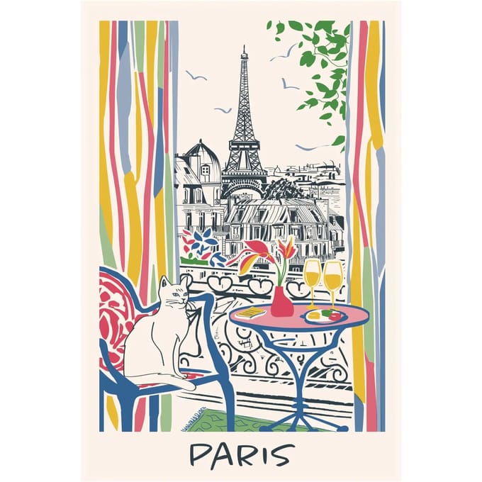 Kindertafellaken Winkler Fenetre sur Paris